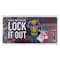 Pig Lock It Out Safety Banner SGN272 - alternate 1